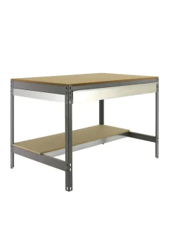 SIMONRACK - Etabli simonwork bt0 box 1200 gris/bois gris/bois 842x1210x760 - simonrack