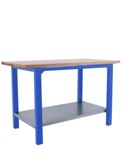 SIMONRACK - Etabli simonwork bt6 pro laminate 1500 bleu/hêtre bleu/hêtre 865x1500x750 - simonrack
