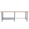 SIMONRACK - Etabli simonwork bt6 pro tandem laminate 2100 gris/hêtre gris/hêtre 865x2100x750 - simonrack