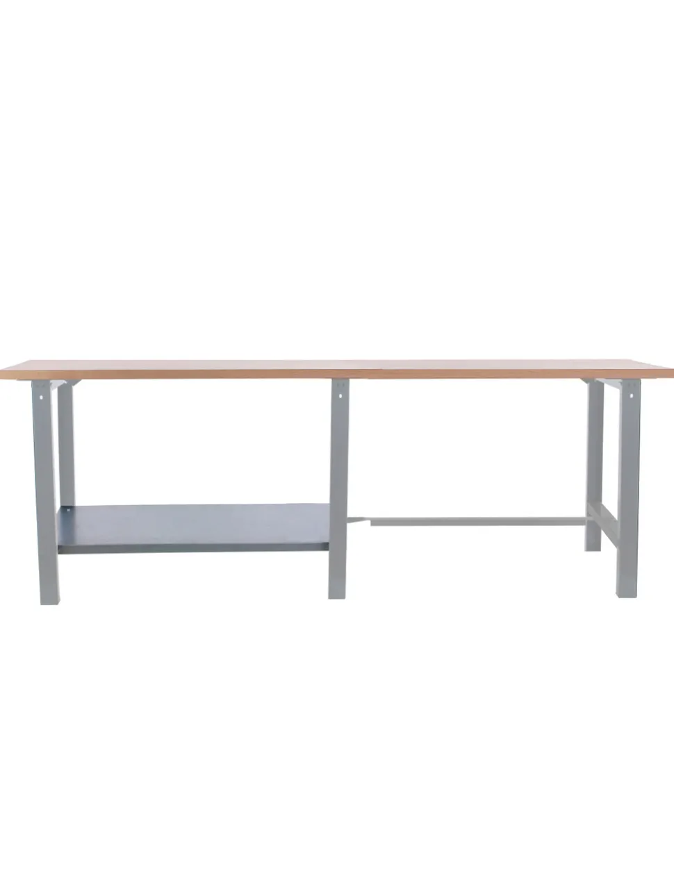 SIMONRACK - Etabli simonwork bt6 pro tandem laminate 2100 gris/hêtre gris/hêtre 865x2100x750 - simonrack