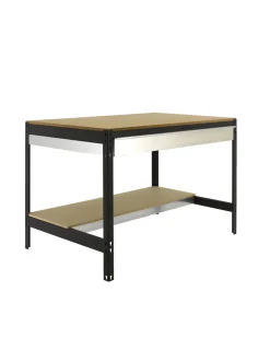 SIMONRACK - Etabli simonwork bt0 box 900 antracite/bois antracite/bois 842x910x610 - simonrack