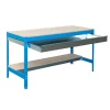 SIMONRACK - Etabli simonwork bt0 box 900 bleu/bois bleu/bois 842x910x610 - simonrack