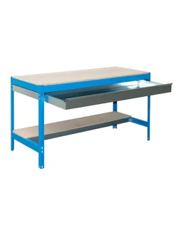 SIMONRACK - Etabli simonwork bt0 box 900 bleu/bois bleu/bois 842x910x610 - simonrack