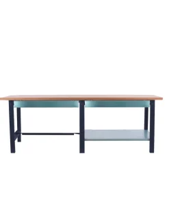 SIMONRACK - Etabli simonwork bt6 pro tandem laminate 2box 2600 an/hêtre antracite/hêtre 865x2600x750 - simonrack