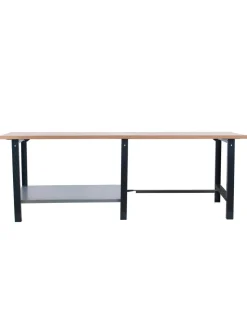 SIMONRACK - Etabli simonwork bt6 pro tandem laminate 2600 antra/hêtre antracite/hêtre 865x2600x750 - simonrack