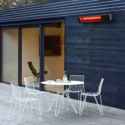 SINED - Chauffage infrarouge wifi 2000w en verre noir sined