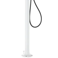 SINED - Douche blanche alu avec led douchette capteur et double arrivee