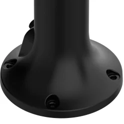 SINED - Fontaine de jardin noire en aluminium avec raccords pour montage facile