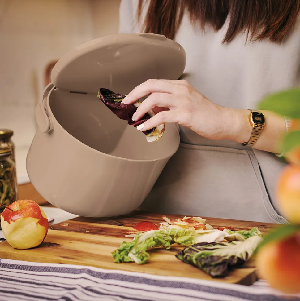 SKAZA - Bac à composte bokashi, daily, 3,3l, capuccino