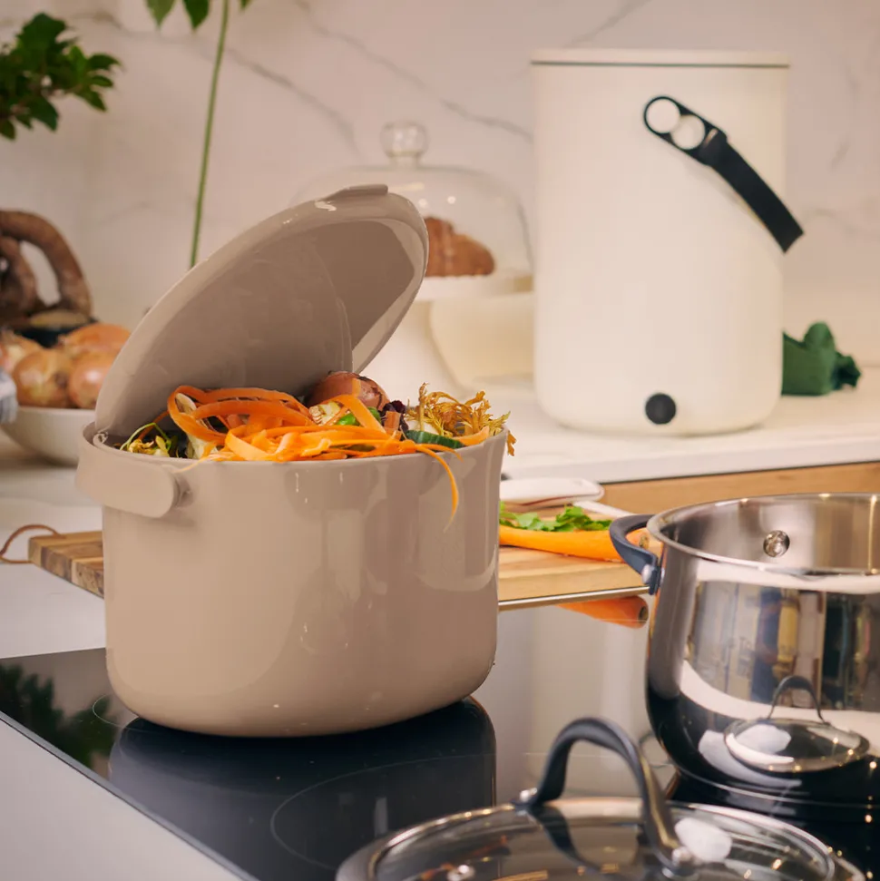 SKAZA - Bac à composte bokashi, daily, 3,3l, capuccino