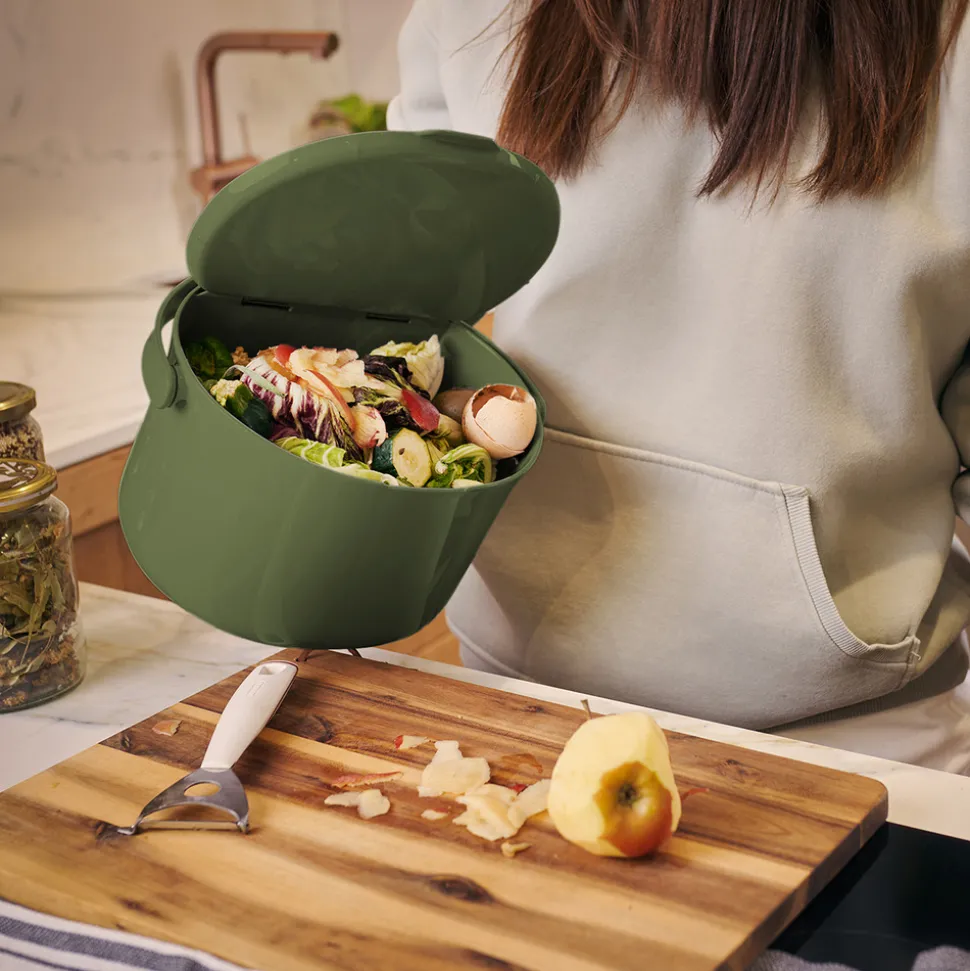 SKAZA - Bac à composte bokashi, daily, 3,3l, olive