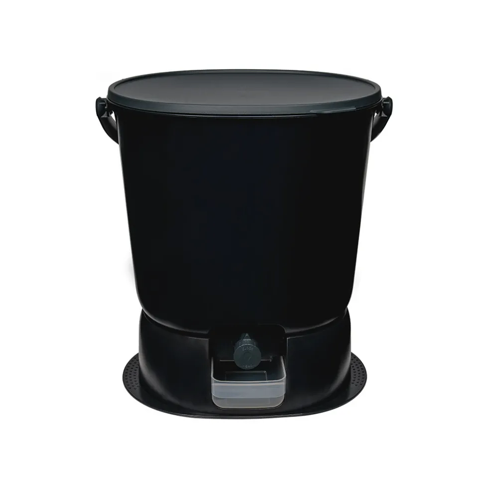 SKAZA - Kit 1 composteur bokashi organko essential 15,3l noir skaza