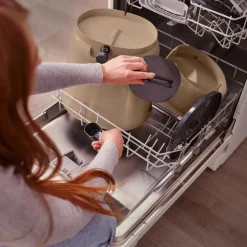 SKAZA - Lot de 2 composteurs bokashi essential 15,3l+1kg de brain+1 base-capuccino