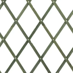 SMART GARDEN - Treillis extensible en bois , vert - l.90 x H.180 cm