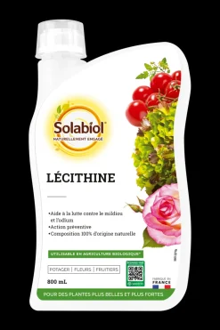 SOLABIOL - Lécithine - contre mildiou & odïum - composition 100% d'origine naturelle - 800ml