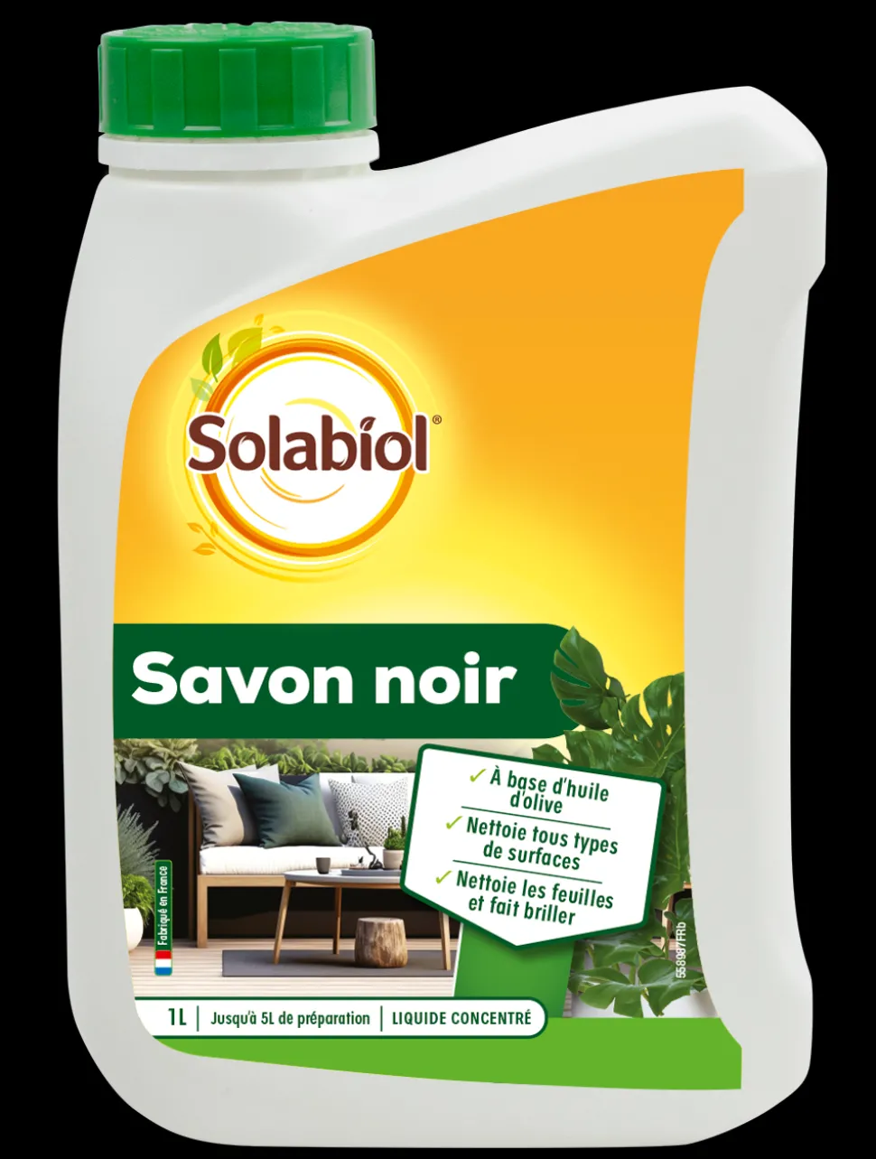 SOLABIOL - Savon noir concentré 1l sol - solabiol