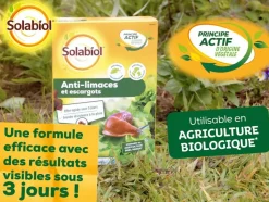SOLABIOL - Solabiol anti-limaces & escargots - 2x750g - granulés - résistant à la