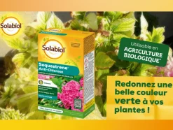 SOLABIOL - Soseq01 - sequestrene antichlorose 100g - action longue durée - fabriqué en france - utilisable en agriculture biologique