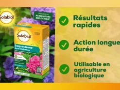 SOLABIOL - Soseq01 - sequestrene antichlorose 100g - action longue durée - fabriqué en france - utilisable en agriculture biologique