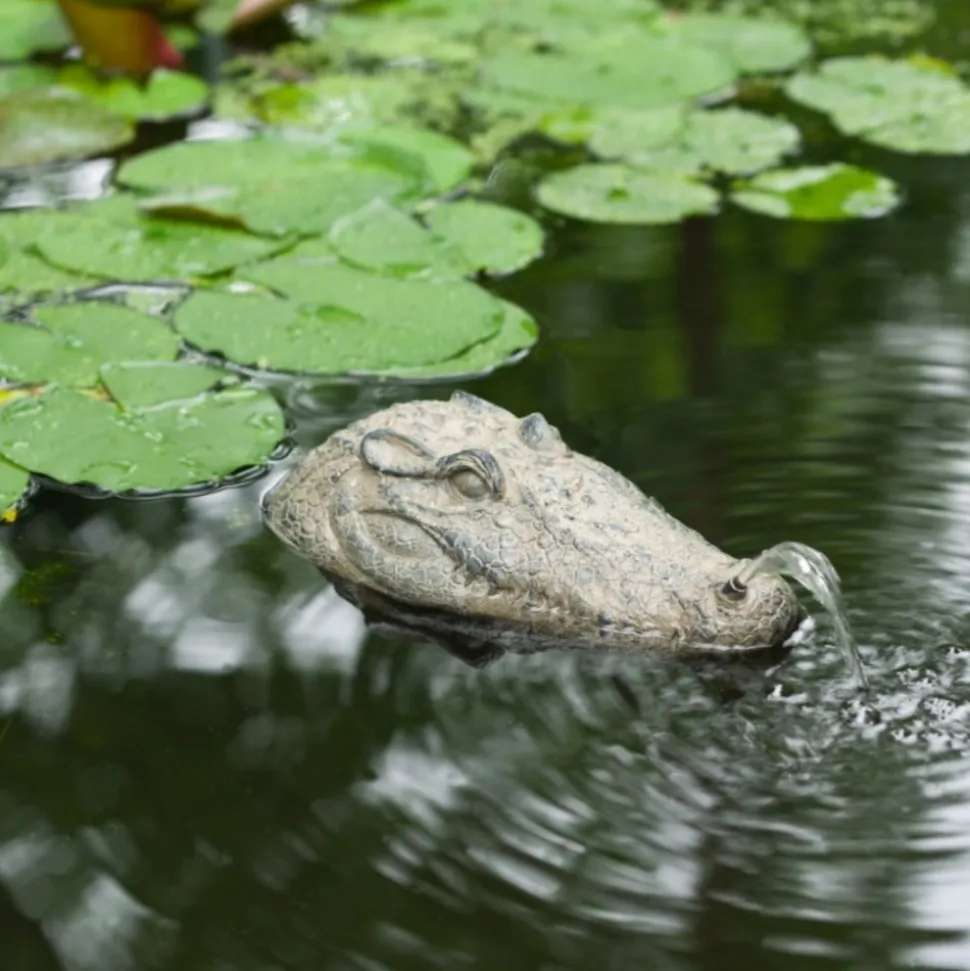 SOLAIREPRATIQUE - Fontaine solaire crocodile 600 l/h maxi