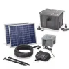 SOLAIREPRATIQUE - Kit pompe solaire bassin fontaine cascade pro batt 2600l-100w avec batterie et filtre