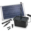 SOLAIREPRATIQUE - Kit pompe solaire bassin avec filtre fountain pro 875l-25w
