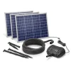 SOLAIREPRATIQUE - Kit pompe solaire cascade fontaine gros débit premium 5000l-150w