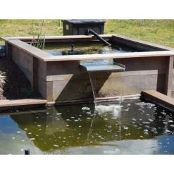 SOLAIREPRATIQUE - Kit pompe solaire cascade fontaine gros débit premium 5000l-150w