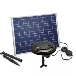 SOLAIREPRATIQUE - Oxygénateur de bassin solaire flottant power float 35w 400l/h