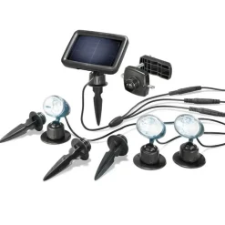 SOLAIREPRATIQUE - Spot solaire trio pro blanc froid