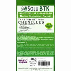 Solubtk | 30 g - 40 litres | bacillus thuringiensys kurstaki