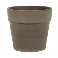 SPANG - Pot Calima en terre cuite, basalt Ø 19 x H. 18 cm