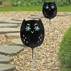 ST HELENS - Dispositif d'effarouchement des oiseaux et des petits mammifères avec yeux réfléchissants réalistes - lot de 4 - gh307