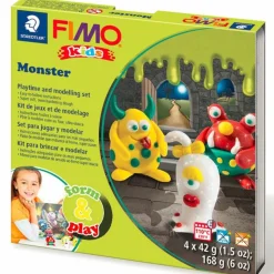 STAEDTLER - Coffret pâte polymère - monstre