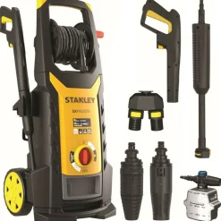 STANLEY - Nettoyeur haute pression stanley 2500w 150 bars sxpw25dtse enrouleur 8m