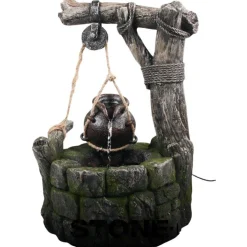 STONELITE - Fontaine en polyrésine la garonne 38 x 29 x 56 cm