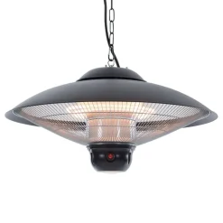 SUNRED - Chauffage avec télécommande sirius 2100 w halogène noir ce09b