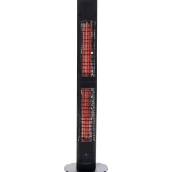 SUNRED - Chauffage de patio royal diamond dark 3000 w noir