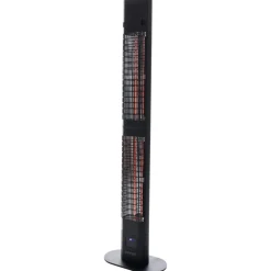 SUNRED - Chauffage de patio royal diamond dark 3000 w noir