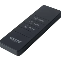 SUNRED - Chauffage mural de patio royal diamond smart dark 2500w carbone