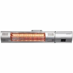 SUNRED - Chauffage mural royal diamond 2000 w argenté