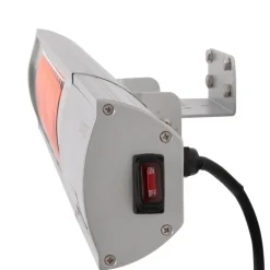 SUNRED - Chauffage mural royal diamond 2000 w argenté