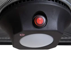 SUNRED - Chauffage suspendu spica square 2000 w halogène noir ce17sq-b