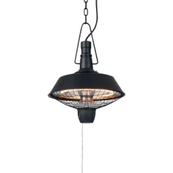 SUNRED - Chauffage suspendu indus 2100 w halogène noir rsh16