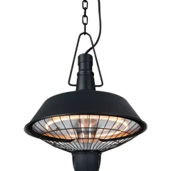 SUNRED - Chauffage suspendu indus 2100 w halogène noir rsh16