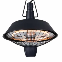 SUNRED - Chauffage suspendu indus 2100 w halogène noir rsh16