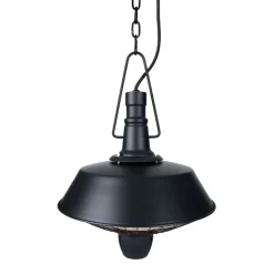 SUNRED - Chauffage suspendu indus 2100 w halogène noir rsh16