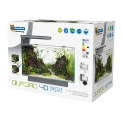 SUPERFISH - Aquarium Quadro 40, coloris noir - L.45xP.25xH.35,7cm