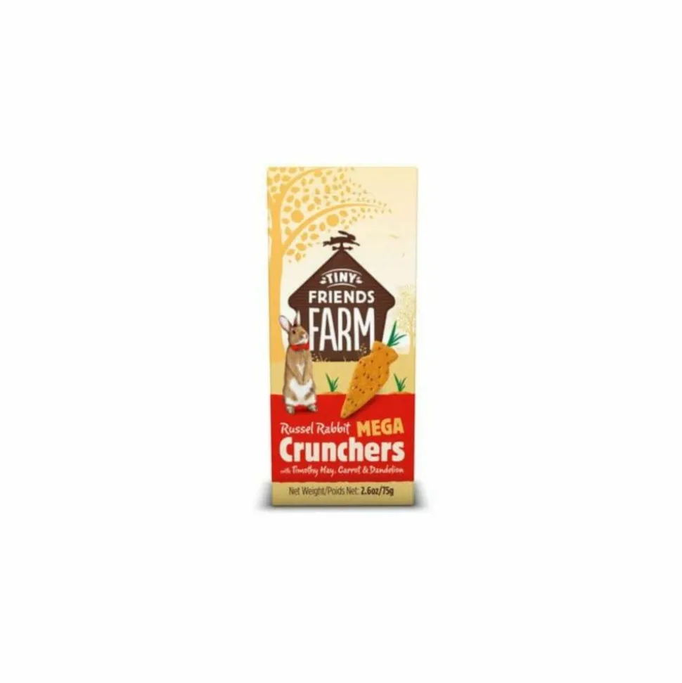 SUPREME PETFOODS - Friandises aux carottes rabbit cruncher pour lapins - tiny friends farm supreme 120 g