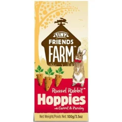SUPREME PETFOODS - Rabbit hoppies carotte&persil supreme tiny friends 100 g